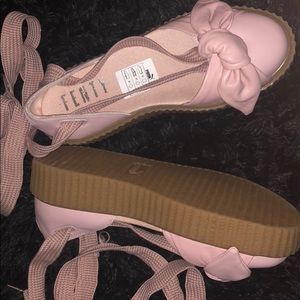 Fenty Puma platforms.